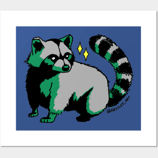 Raccoon Posters and Art